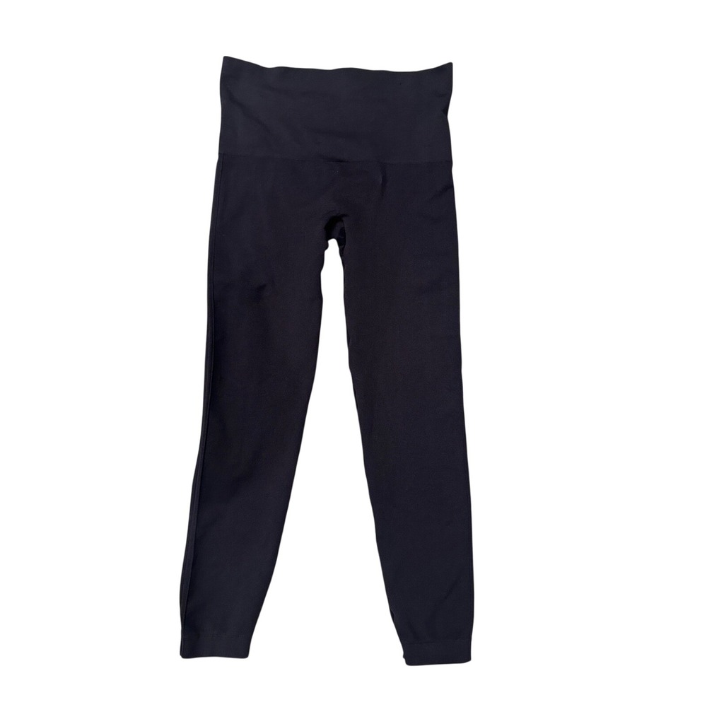 SPANX Womens Black High Waisted Seamless Leggings Comfort Control Size XL‎ TG